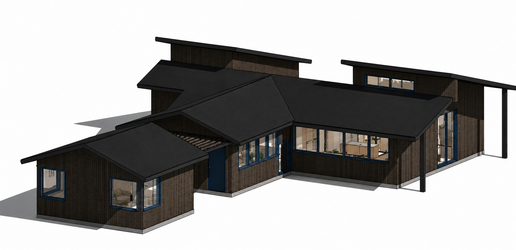 HNV7 — 3D-visualisering af tagkonstruktion